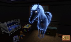 The Sims 3 Pets: Estela the ghost horse