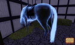 The Sims 3 Pets: Estela the ghost horse