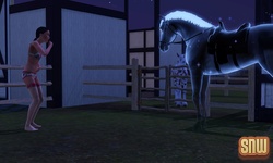 The Sims 3 Pets: Estela the ghost horse