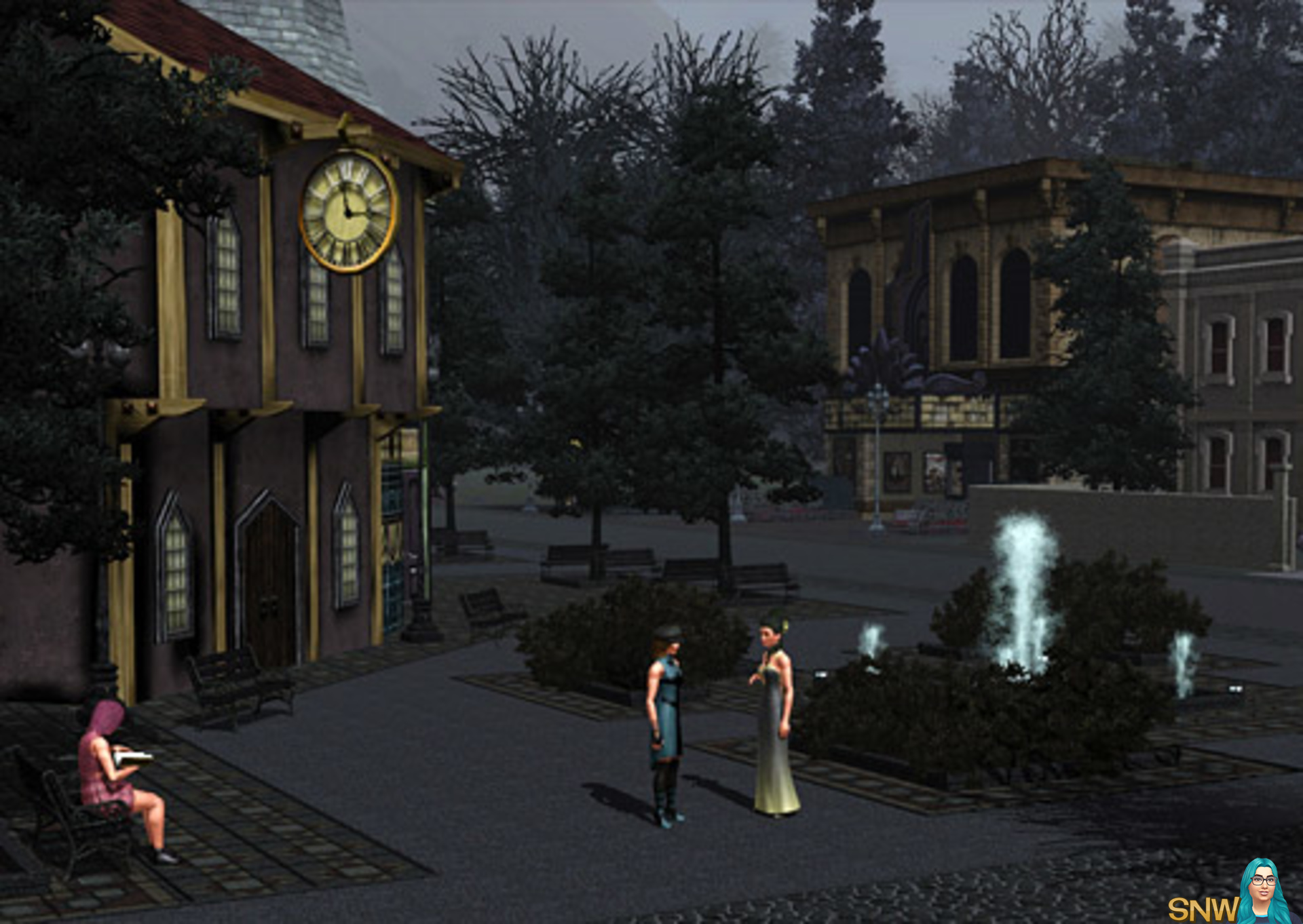 sims 3 midnight hollow too dark